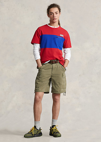 9-Inch Classic Fit Canvas Cargo Short