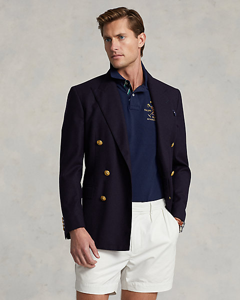 Classic Fit Crest Mesh Polo Shirt