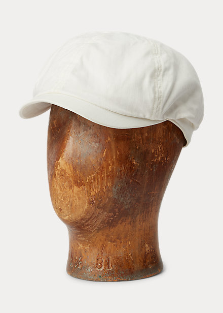 Herringbone Twill Newsboy Cap