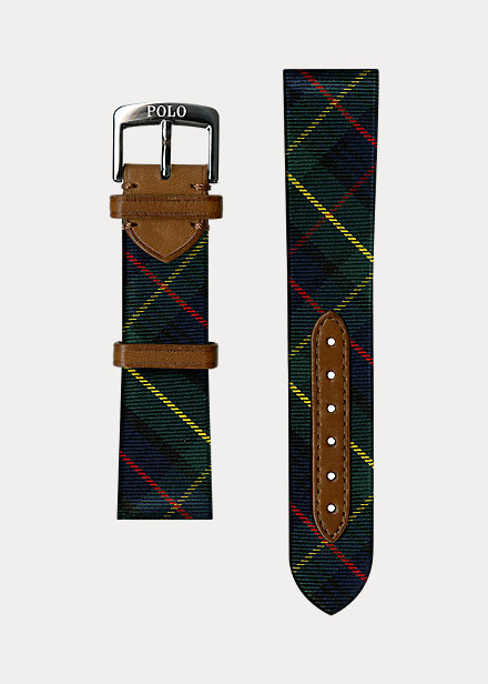 Tartan Tie Silk Watch Strap