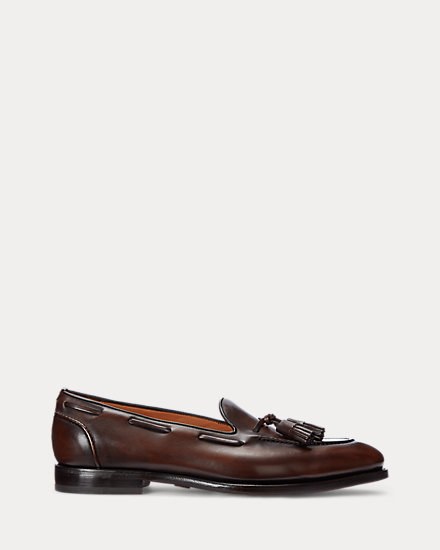 Luther Tassel Burnished Calfskin Loafer