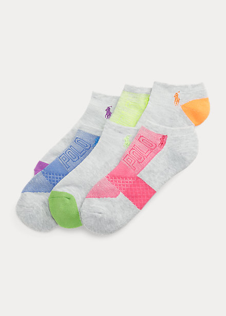 Logo Mesh Ankle Sock 6-Pack