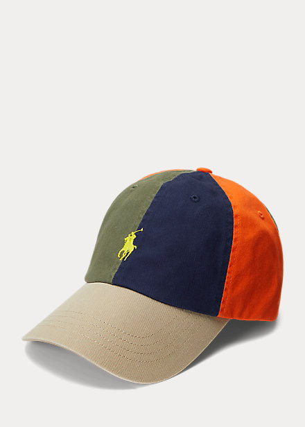 Color-Blocked Twill Ball Cap