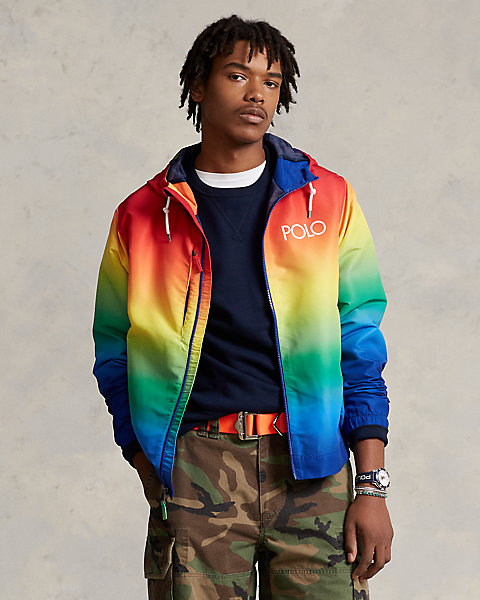 Ombré Water-Repellent Packable Jacket