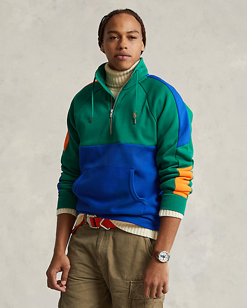 Double-Knit Mesh Sweatshirt