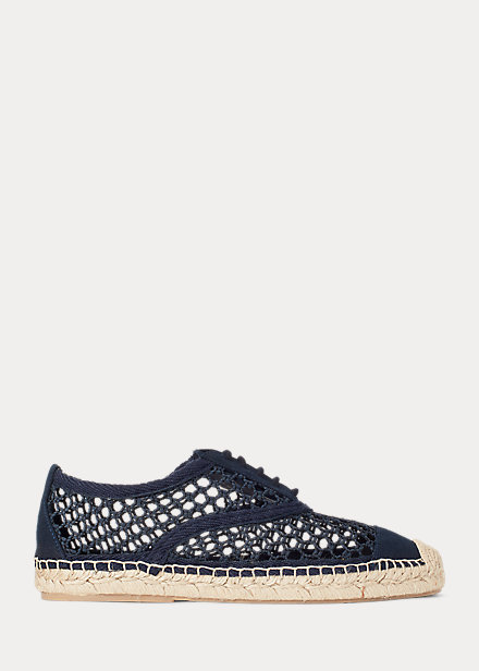 Cotton Mesh Espadrille