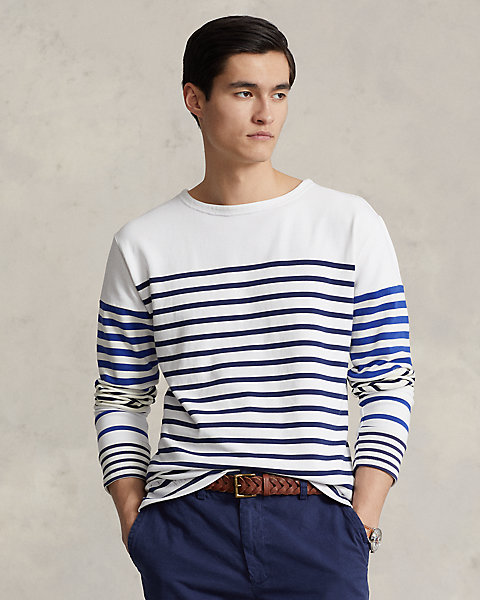 Classic Fit Striped Jersey T-Shirt