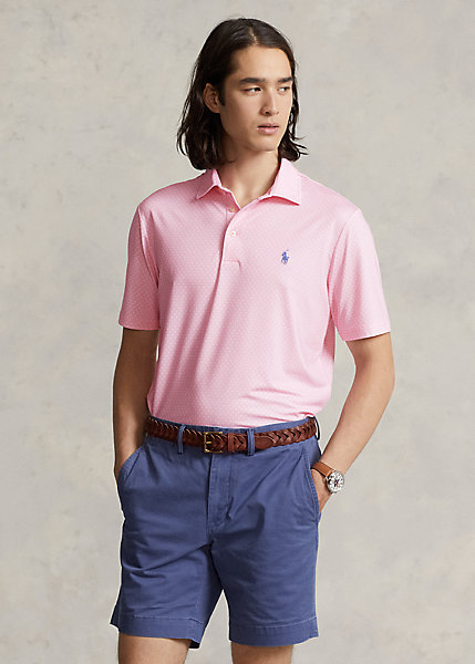 Classic Fit Dot Performance Polo Shirt