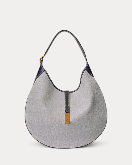 Polo ID Canvas Large Shoulder Bag