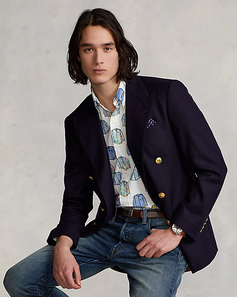 Classic Fit Print Oxford Shirt