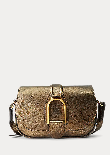 Metallic Calfskin Welington Shoulder Bag