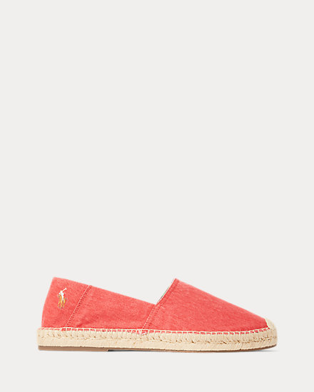 Cevio Washed Canvas Espadrille