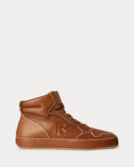 Jaemyn Calfskin High-Top Sneaker