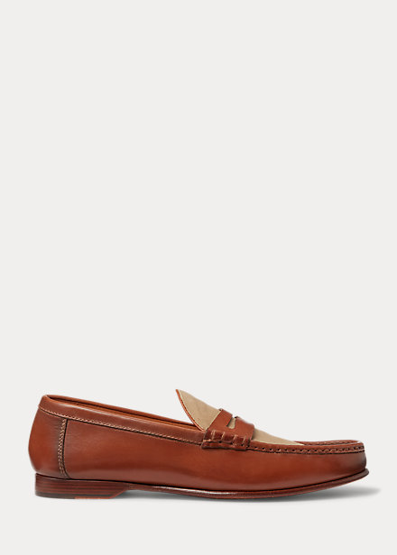 Chalmers Calfskin & Canvas Penny Loafer
