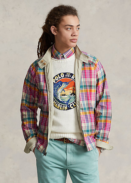 Reversible Madras-Twill Jacket