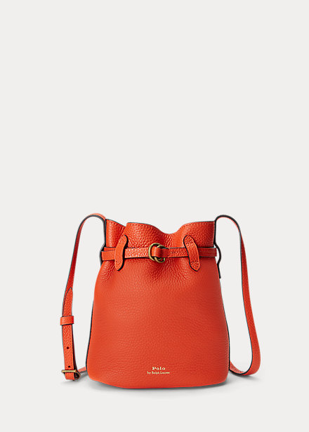 Leather Small Bellport Bucket Bag