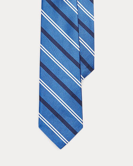 Striped Silk Repp Tie