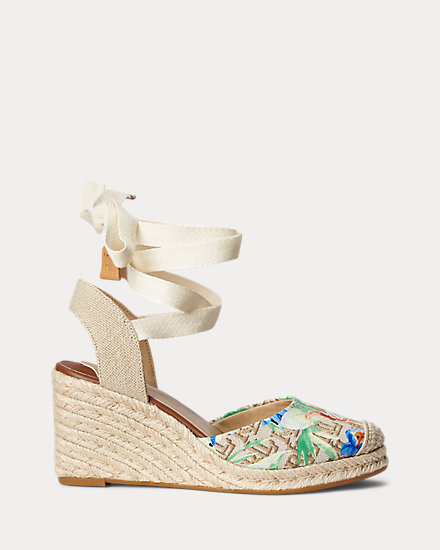Paislee Monogram Jacquard Espadrille