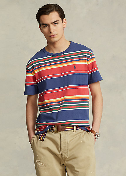 Classic Fit Striped Jersey T-Shirt