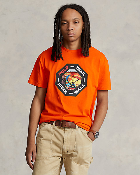 Classic Fit Jersey Graphic T-Shirt