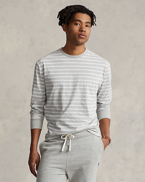 Classic Fit Striped Jersey T-Shirt