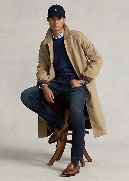 Woven Cotton Walking Coat