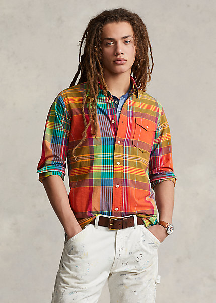 Classic Fit Madras Shirt