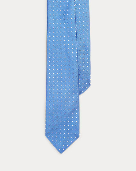 Polka-Dot Silk Tie