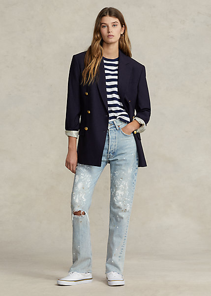 The Straight Leg Cropped Jean