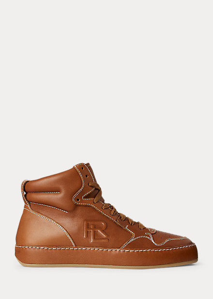 Jaemyn Calfskin High-Top Sneaker