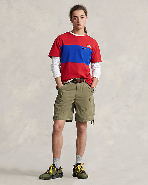 9-Inch Classic Fit Canvas Cargo Short