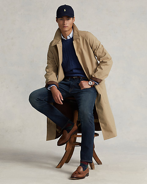 Woven Cotton Walking Coat