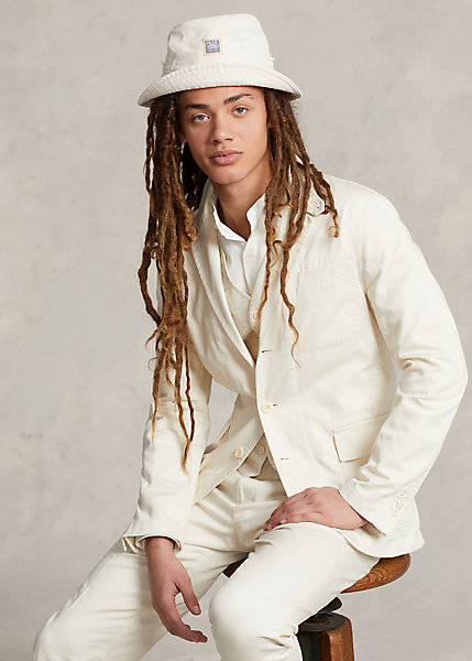 Washed Twill Suit Jacket