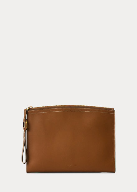 Calfskin Welington Zip Pouch