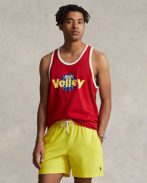 Waffle-Knit Graphic Tank