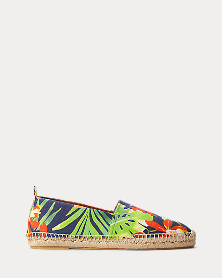 Bowsworth Floral Linen Espadrille
