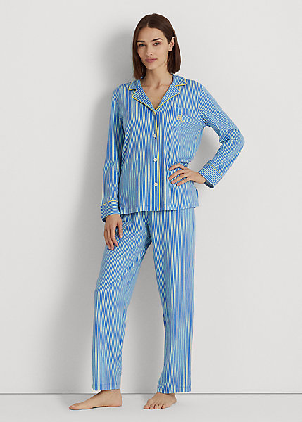 Striped Jersey Sleep Set