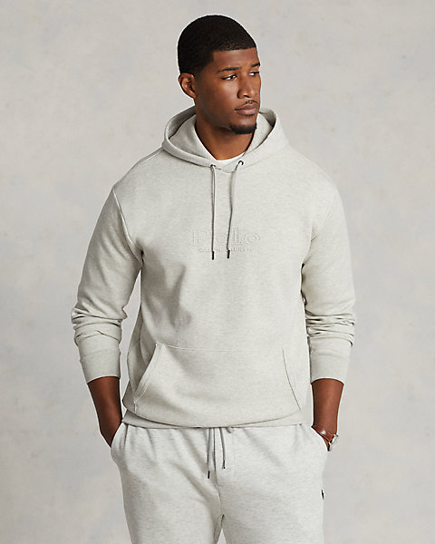 Logo-Embossed Double-Knit Hoodie