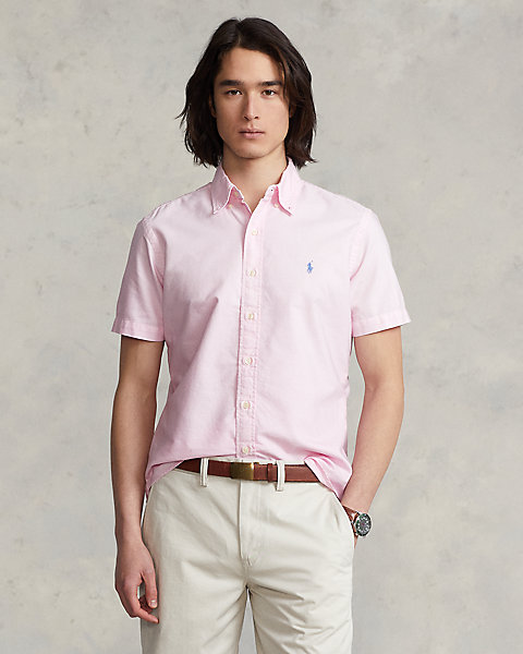 Classic Fit Garment-Dyed Oxford Shirt