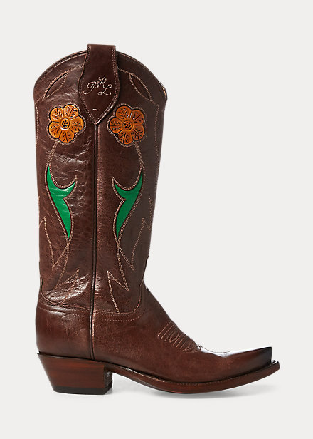 Selene Leather Cowboy Boot