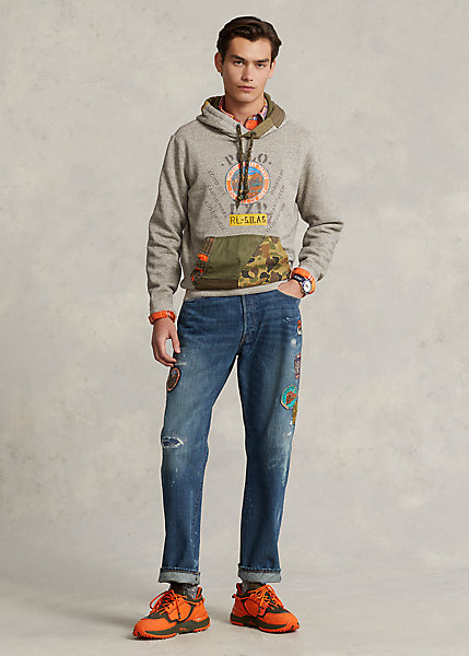 Vintage Classic Fit Distressed Jean