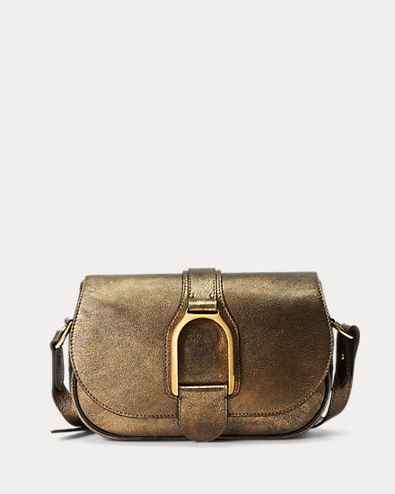 Metallic Calfskin Welington Shoulder Bag