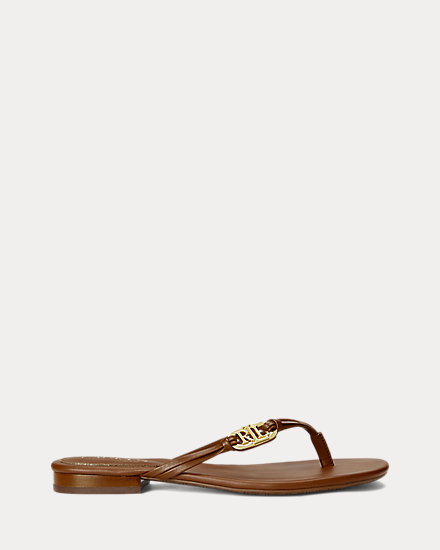 Emalia Nappa Leather Flip-Flop