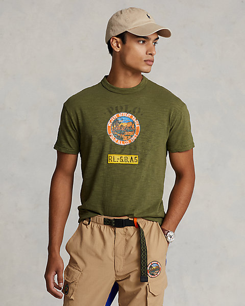 Classic Fit Jersey Graphic T-Shirt