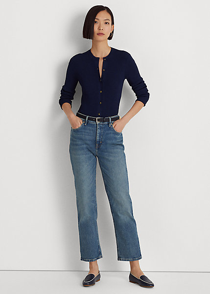 High-Rise Straight Ankle Jean