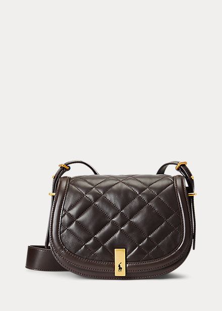 Polo ID Quilted Leather Saddle Bag