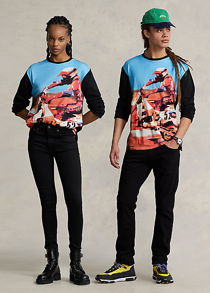 Classic Fit Polo Sport Motocross T-Shirt