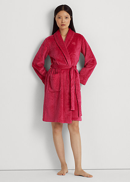 Quilted Shawl-Collar Robe