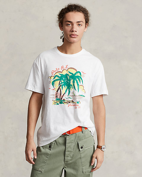 Classic Fit Jersey Graphic T-Shirt