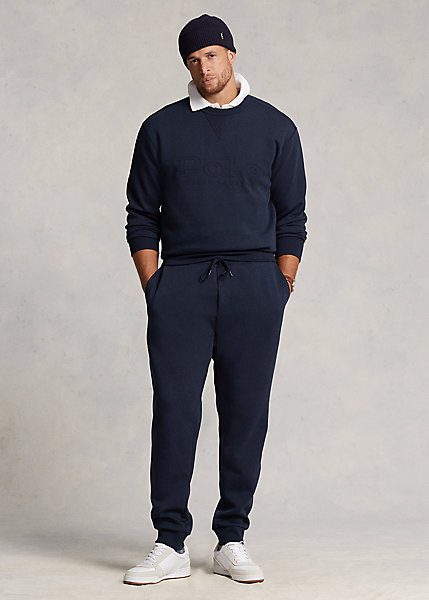 Logo-Embossed Double-Knit Jogger Pant